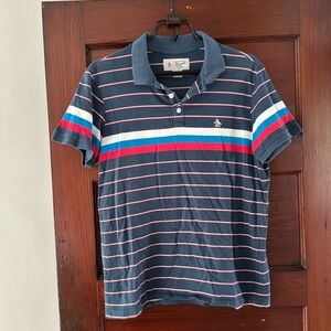 Men’s Original Penguin Medium polo shirt M striped